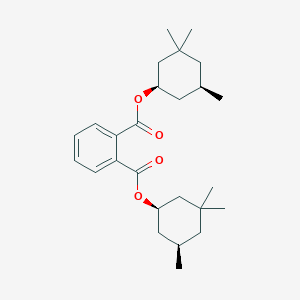 Chemical structure of Bis(cis-3,3,5-trimethylcyclohexyl) Phthalate