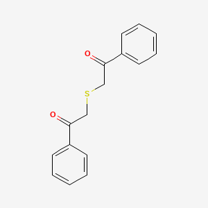 Chemical structure of Bis(benzoylmethyl) Sulfide