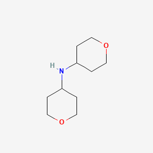 Chemical structure of Bis(4-tetrahydropyranyl)amine