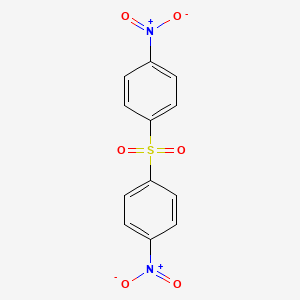 Chemical structure of Bis(4-nitrophenyl) Sulfone