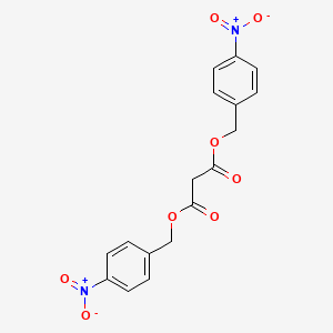 Chemical structure of Bis(4-nitrobenzyl) Malonate