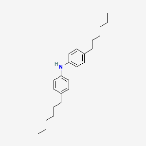 Chemical structure of Bis(4-hexylphenyl)amine