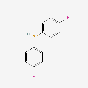 Chemical structure of Bis(4-fluorophenyl)phosphine