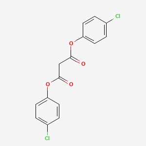 Chemical structure of Bis-(4-chlorophenyl)malonate