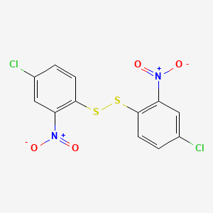 Chemical structure of Bis(4-chloro-2-nitrophenyl) Disulfide
