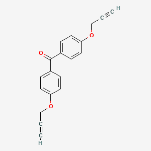 Chemical structure of Bis(4-(prop-2-yn-1-yloxy)phenyl)methanone