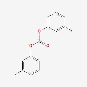 Chemical structure of Di(m-cresyl) carbonate