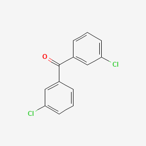 Chemical structure of 3,3'-Dichlorobenzophenone