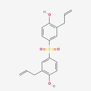 Chemical structure of 2,2'-Diallyl-4,4'-sulfonyldiphenol