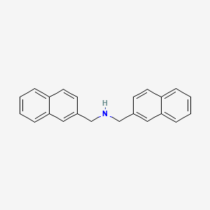 Chemical structure of Bis(2-naphthalenylmethyl)amine