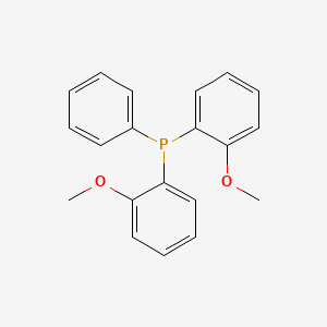 Chemical structure of Bis(2-methoxyphenyl)phenylphosphine