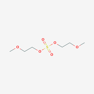 Chemical structure of bis(2-methoxyethyl) sulfate