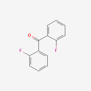 Chemical structure of 2,2'-Difluorobenzophenone