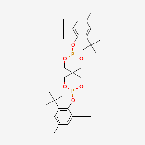 Chemical structure of Bis(2,6-di-ter-butyl-4-methylphenyl)pentaerythritol-diphosphite