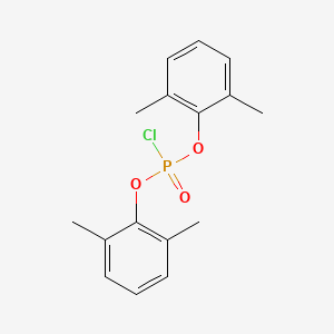 Chemical structure of Bis(2,6-dimethylphenyl) Chlorophosphate