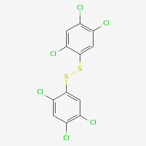 Chemical structure of 2,4,5-Trichlorophenyl disulfide
