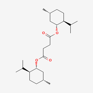 Chemical structure of (-)-Dimethyl succinate