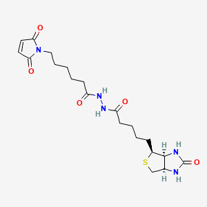 Chemical structure of Biotin-maleimide