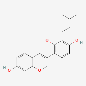 Chemical structure of Bidwillol A