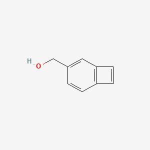 Chemical structure of Bicyclo[4.2.0]octa-1,3,5-trien-3-ylmethanol