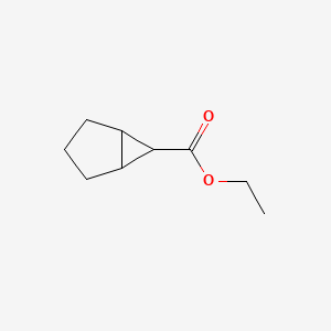 Chemical structure of Ethyl bicyclo[3.1.0]hexane-6-carboxylate
