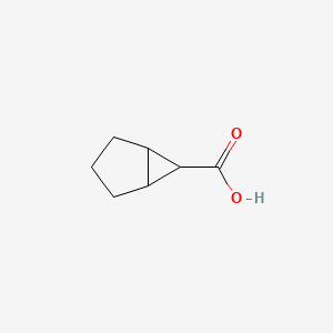 Chemical structure of bicyclo[3.1.0]hexane-6-carboxylic acid