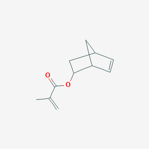 Chemical structure of Bicyclo[2.2.1]hept-5-en-2-yl methacrylate