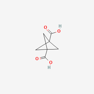 Chemical structure of Bicyclo[1.1.1]pentane-1,3-dicarboxylic acid