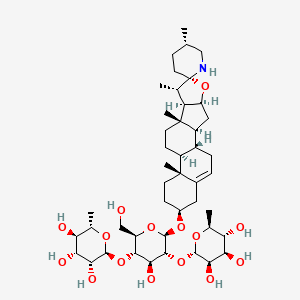 Chemical structure of Beta-Solamarine