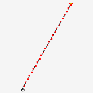 Chemical structure of Benzyl-PEG24-MS