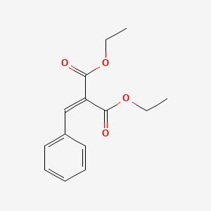 Chemical structure of Diethyl (phenylmethylene)malonate