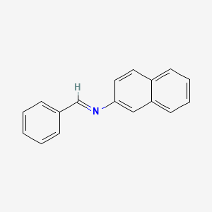 Chemical structure of Benzylidene-2-naphthylamine