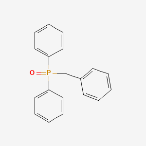 Chemical structure of benzyl(diphenyl)phosphane oxide