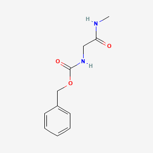 Chemical structure of Benzyl(2-(Methylamino)-2-Oxoethyl)Carbamate