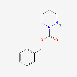 Chemical structure of Benzyl Tetrahydropyridazine-1(2H)-Carboxylate