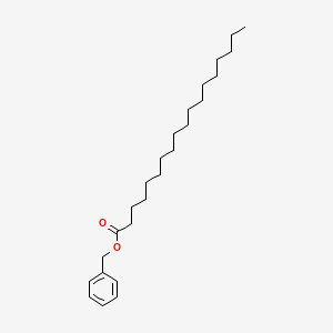 Chemical structure of benzyl stearate
