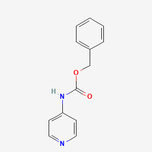 Chemical structure of Benzyl pyridin-4-ylcarbamate