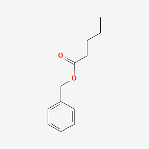 Chemical structure of Benzyl pentanoate