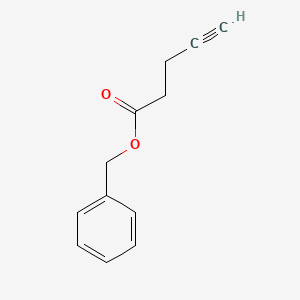 Chemical structure of Benzyl pent-4-ynoate