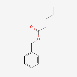 Chemical structure of benzyl pent-4-enoate