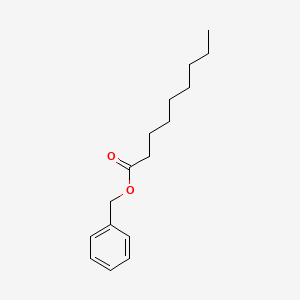 Chemical structure of Benzyl nonanoate