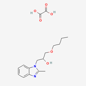Chemical structure of benzyl N2-(tert-butoxycarbonyl)-N5-hydroxy-D-glutaminate
