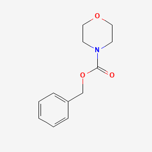 Chemical structure of Benzyl morpholine-4-carboxylate