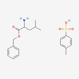 Chemical structure of Benzyl leucinate 4-methylbenzenesulfonate