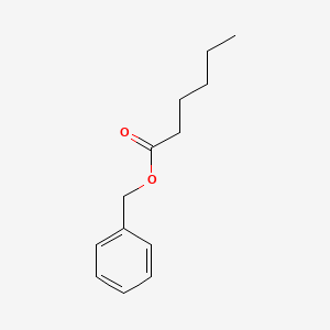 Chemical structure of Benzyl Hexanoate