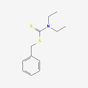 Chemical structure of Benzyl Diethyldithiocarbamate
