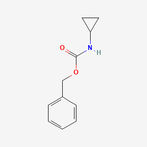 Chemical structure of Benzyl cyclopropylcarbamate