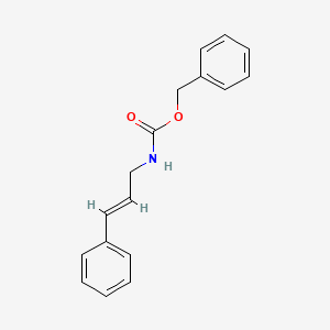 Chemical structure of Benzyl cinnamylcarbamate