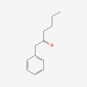 Chemical structure of Benzyl Butyl Ketone