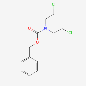 Chemical structure of N-Cbz-N,N-bis(2-chloroethyl)amine